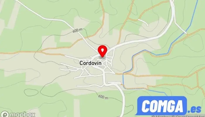 mapa de Cordovín  en Cordovín