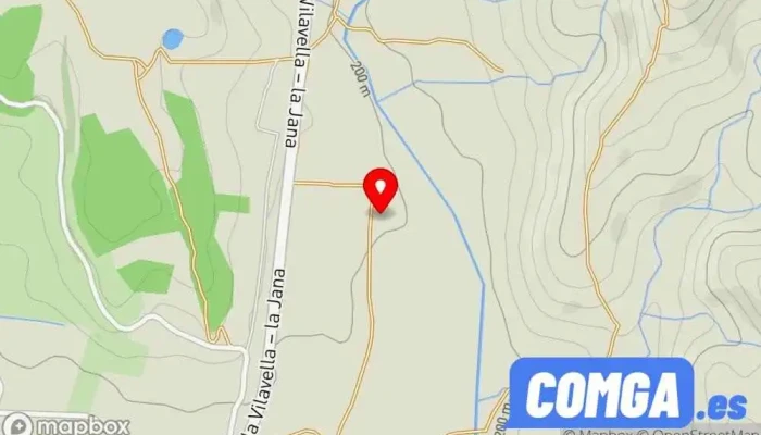 mapa de Cuevas de Vinromá  en Castellón