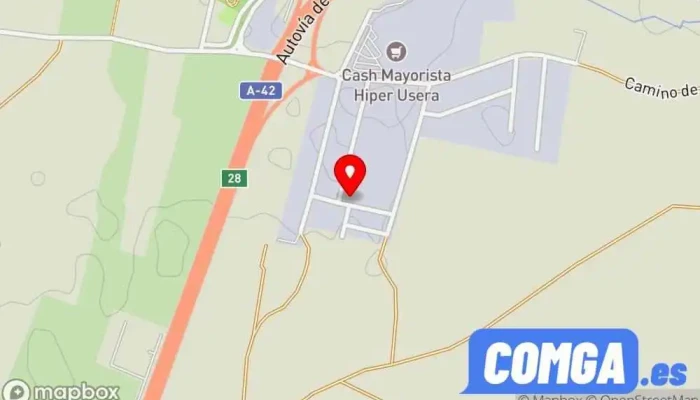 mapa de Daire Cerrajero, Proveedor de puertas para garaje, Empresa de acabados metálicos, Carpintería metálica y de aluminio, Contratista de barandillas, Empresa de instalación de escaleras en Torrejón de la Calzada