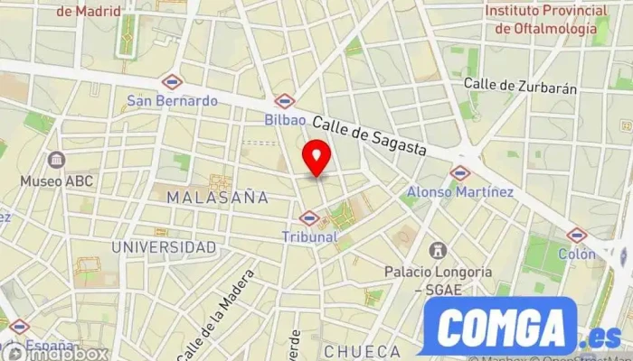 mapa de De la Encarnación Gestión Integral de obras, S.L Cerrajero, Reformas de baños, Reformas de cocinas, Reformas en Madrid