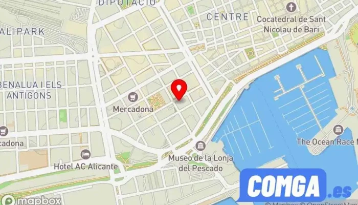 mapa de Dilmar - Copia de llaves y mandos Cerrajero, Servicio de duplicación de llaves en Alicante