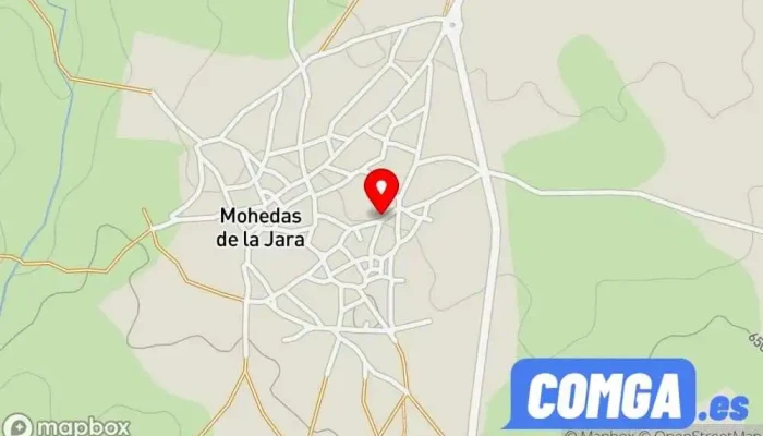 mapa de Domingo Cerratos Jorge Cerrajero en Mohedas de la Jara