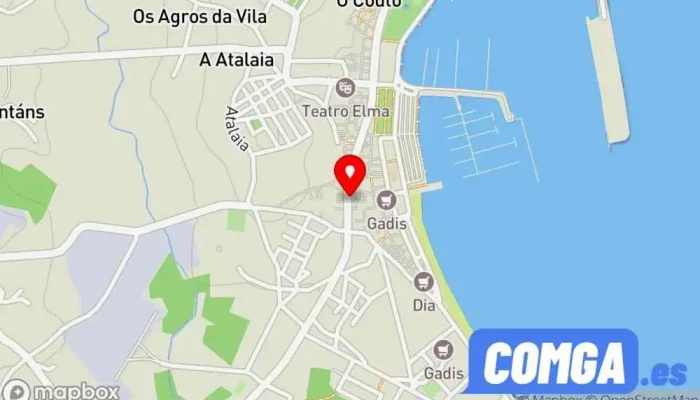 mapa de Don Tacón - Zapatería y Cerrajería Zapatería, Cerrajero en A Pobra do Caramiñal