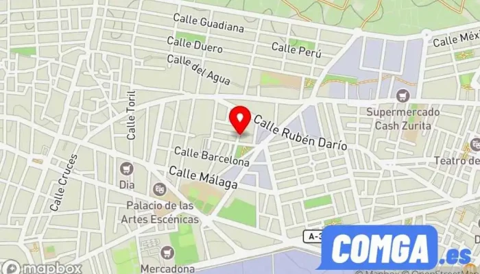 mapa de Dorcas Cerrajeros Cerrajero en Churriana de la Vega