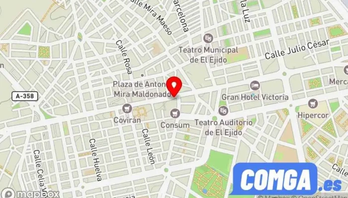 mapa de Dupli Keys Cerrajero en El Ejido