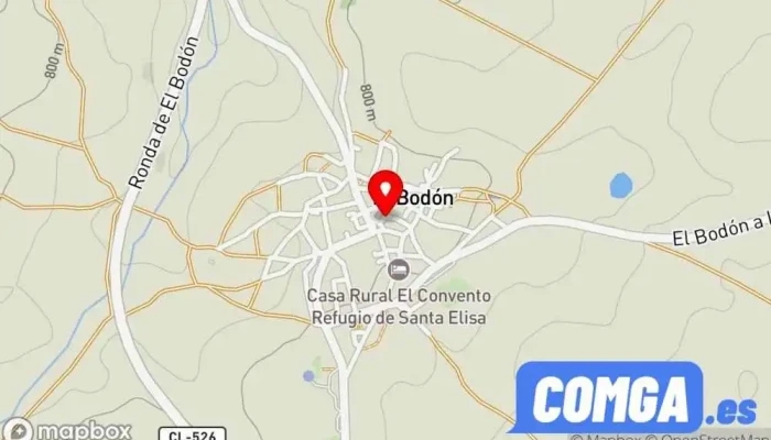 mapa de El Bodón  en El Bodón