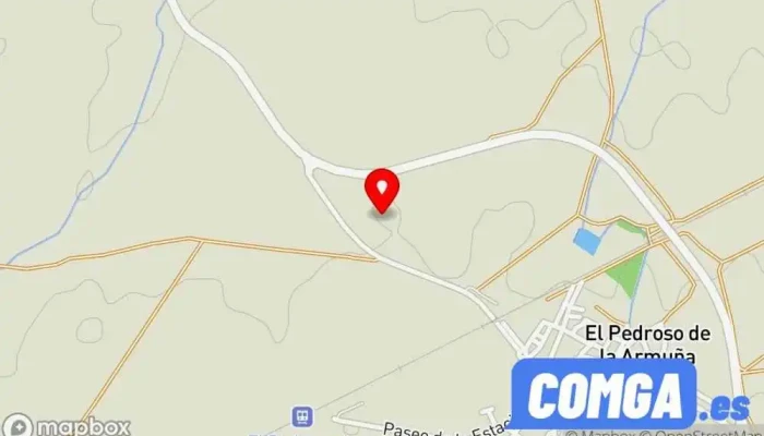 mapa de El Pedroso de la Armuña  en Salamanca