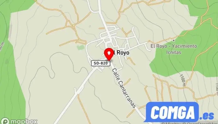 mapa de El Royo  en El Royo