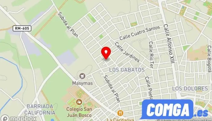 mapa de Electrodaya C.b. Servicios Cerrajero en Cartagena