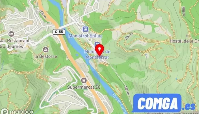 mapa de Enric Lozano García Cerrajero en Monistrol de Montserrat