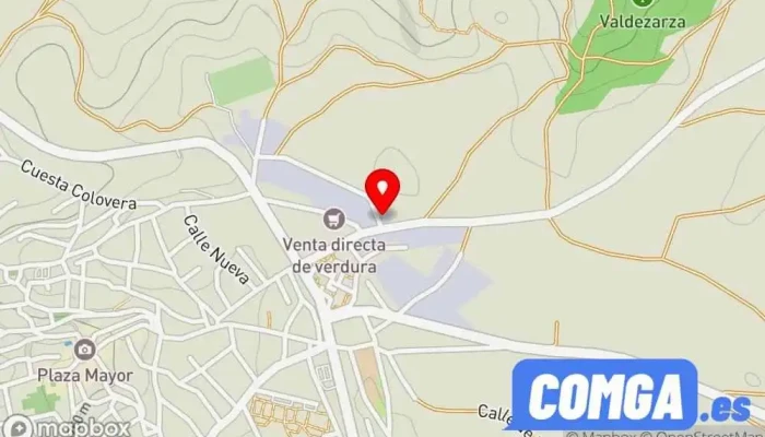 mapa de Estructuras Metálicas Madrid - Cerrajería - García Nuevo Cerrajero en Chinchón