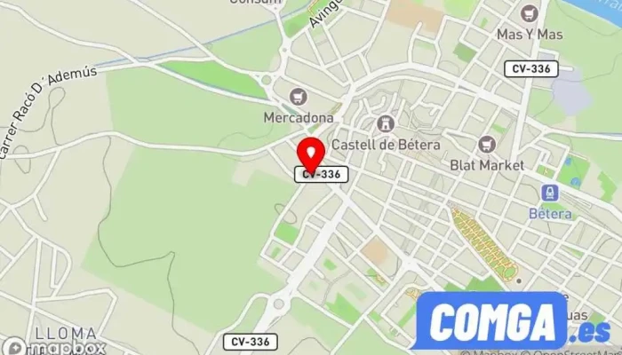 mapa de Euro Ahorro Salca Cerrajero en Bétera