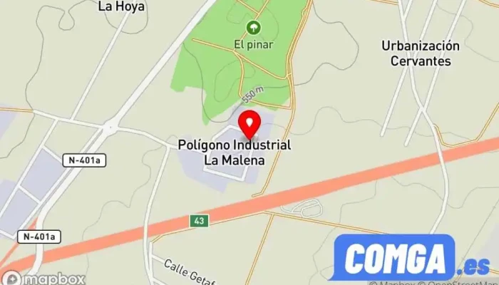 mapa de Ferca E Hijos Sl Cerrajero en Yuncos