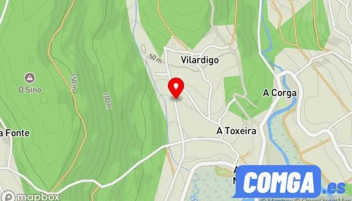 mapa de Fernández Martínez, e. Cerrajero en Toxeira