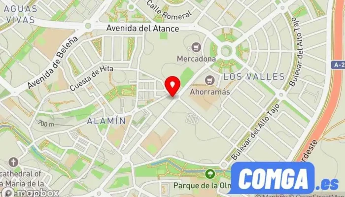 mapa de Ferresegur - Especialistas en Seguridad Cerrajero en Guadalajara