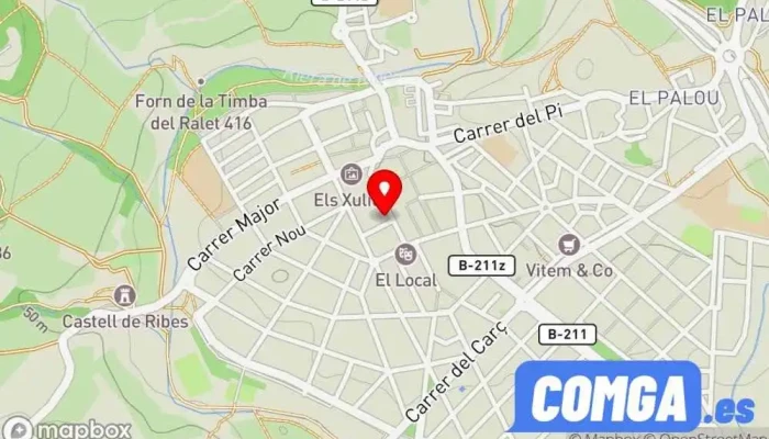 mapa de Ferreser Cerrajería y Automatismos Cerrajero en Sant Pere de Ribes