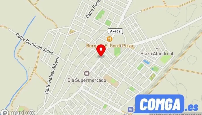 mapa de Ferreteria Cerrajería Miguel Ferretería en Brenes