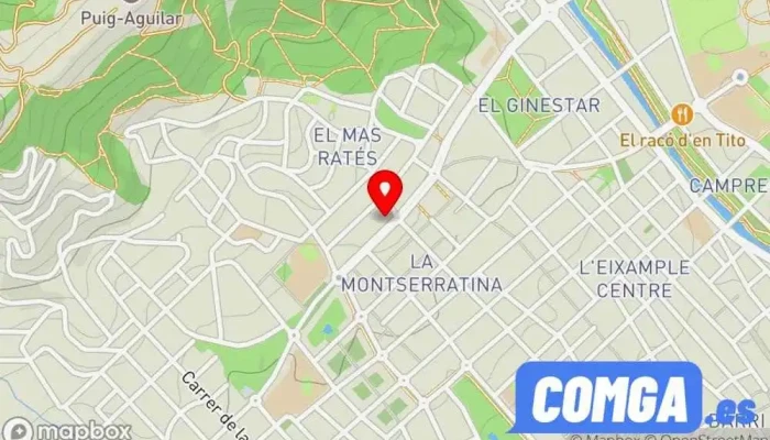 mapa de Ferretería Cerrajeria Multiservicios Valentin Ferretería, Tienda de electricidad, Jardín, Cerrajero, Pintura, Tienda de artículos de fontanería en Viladecans