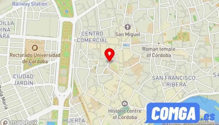 mapa de FERRETERÍA-CERRAJERÍA PUNTAS Cerrajero, Tienda de electricidad, Ferretería, Servicio de duplicación de llaves, Pinturería, Tienda de artículos de fontanería, Servicio de afilado, Tienda de herramientas, Bazar en Córdoba