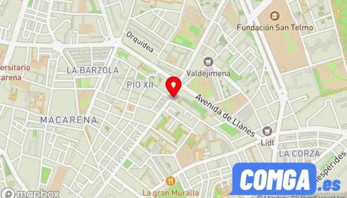 mapa de Ferretería 