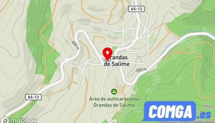 mapa de Ferretería La Llave Ferretería en Grandas de Salime