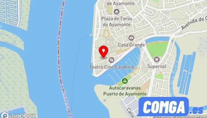 mapa de Fixitea autollaves Cerrajero en Ayamonte