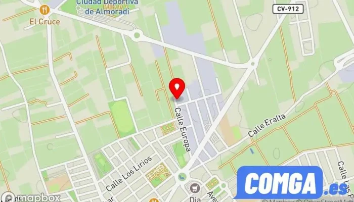mapa de Francisco Pascual Cerrajeria Cerrajero en Almoradí