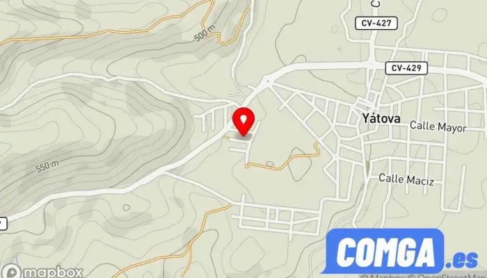 mapa de Francisco Valencia Martínez Cerrajero en Yátova