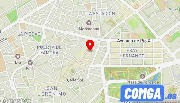 mapa de Félix Martín: Reparación De Calzado, Duplicado de LLaves y Cerrajero Zapatero, Servicio de duplicación de llaves, Cerrajero, Zapatería en Talavera de la Reina