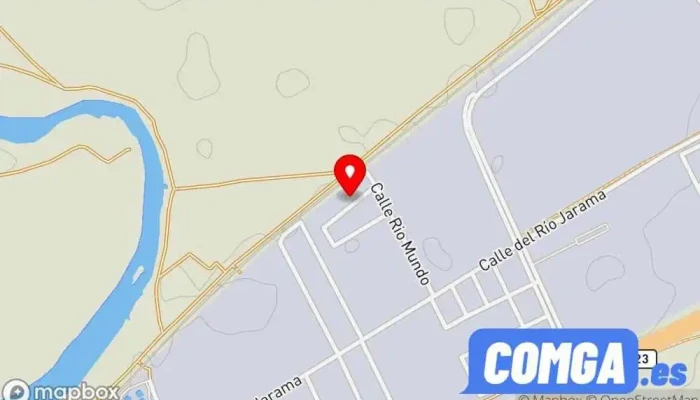 mapa de Gestión Integral De Residuos Carpa Cerrajero en Toledo