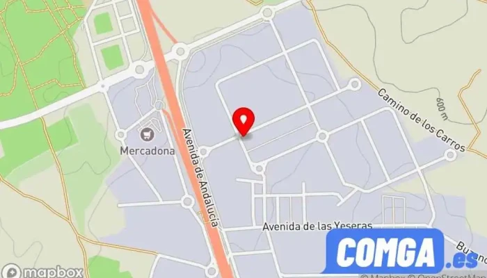 mapa de González Metalúrgica Cerrajero en Valdemoro