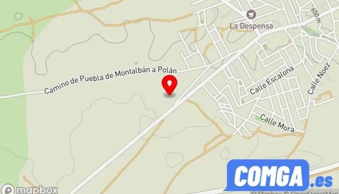 mapa de Hermanos Cano Cerrajero en Polán