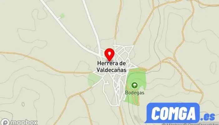 mapa de Herrera de Valdecañas  en Herrera de Valdecañas