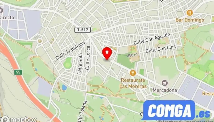 mapa de Herreros De Bulla Cerrajero en Campillo Y Suertes