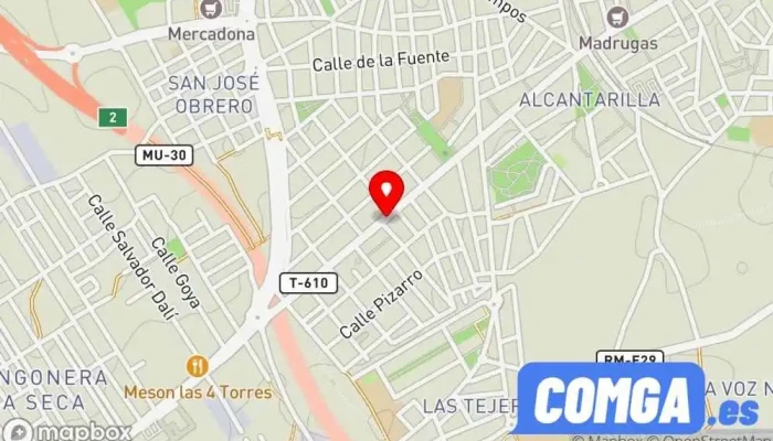 mapa de Iberillaves S.L Alcantarilla Cerrajero en Alcantarilla