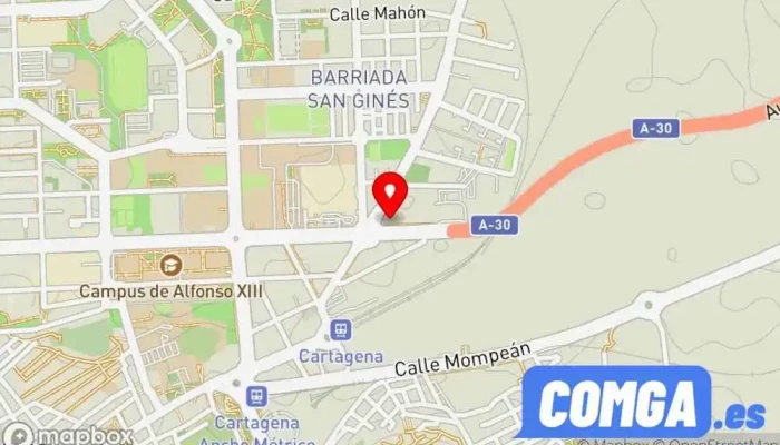 mapa de Iberillaves S.L. Cartagena Cerrajero en Cartagena