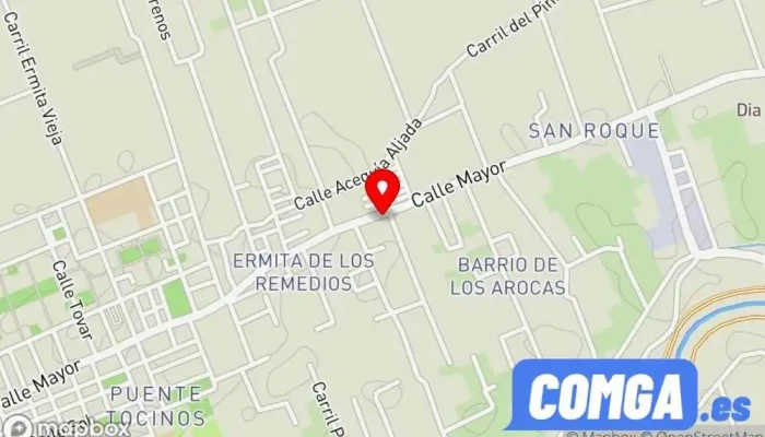 mapa de Industrias Metálicas A V N S L Cerrajero en Puente Tocinos