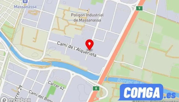 mapa de Inox Real 2011 S.L Cerrajero en Massanassa