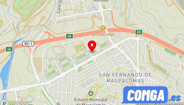 mapa de Irisur Cerrajeros Cerrajero en Maspalomas