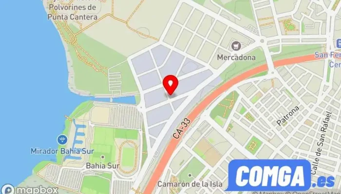 mapa de Isleños del Hierro Cerrajero en San Fernando