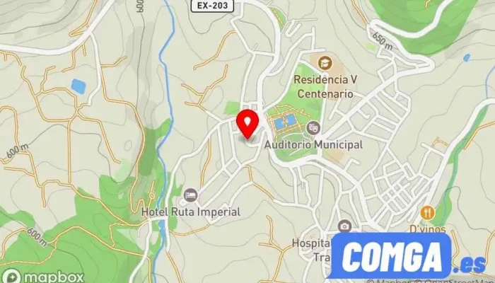 mapa de JAVI Reparación de Calzado y Duplicado de Llaves Zapatero, Servicio de duplicación de llaves en Jarandilla de la Vera