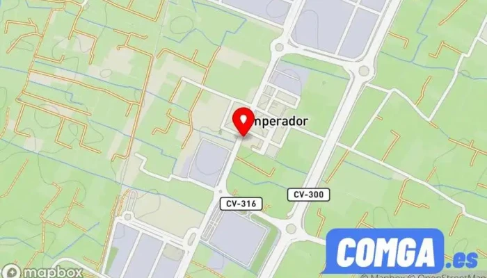 mapa de Jomial Cerrajeros S.L. Herrero en Emperador