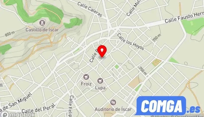 mapa de Jorge Clemente Gómez García Cerrajero en Íscar