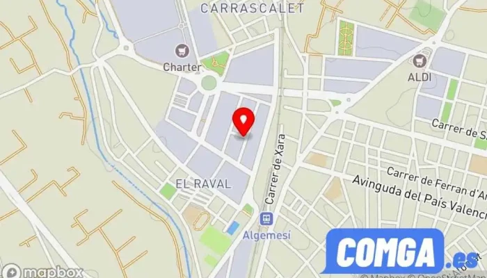 mapa de Jorge Enrique García Monzó Cerrajero en Algemesí