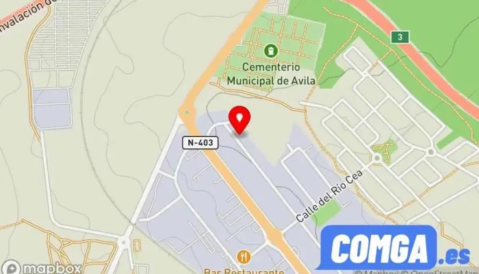 mapa de Jorvaz. Puertas y Automatismos Proveedor de puertas, Cerrajero en Ávila