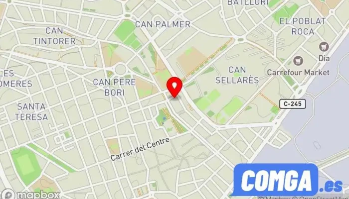 mapa de José Cabane Oriol Cerrajero en Gavà