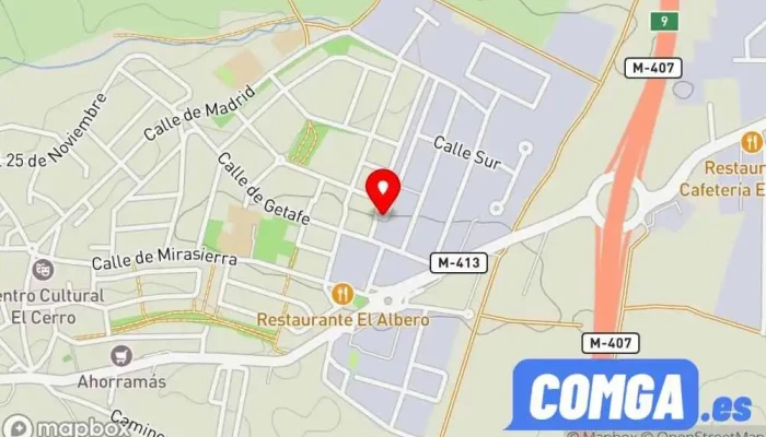 mapa de José María Martínez García Cerrajero en Moraleja de Enmedio