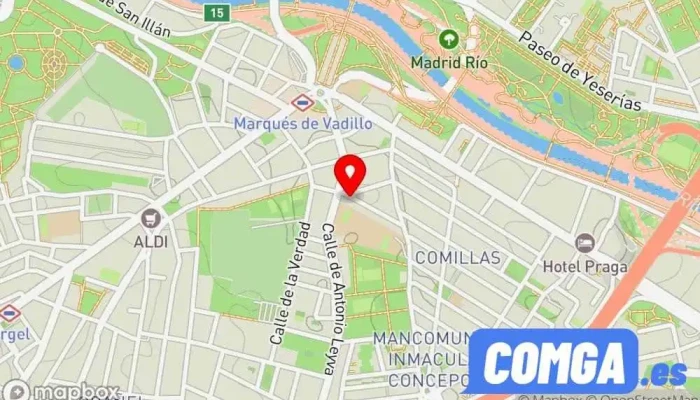 mapa de Jp Cerramovil S L L Cerrajero, Club automovilístico en Madrid