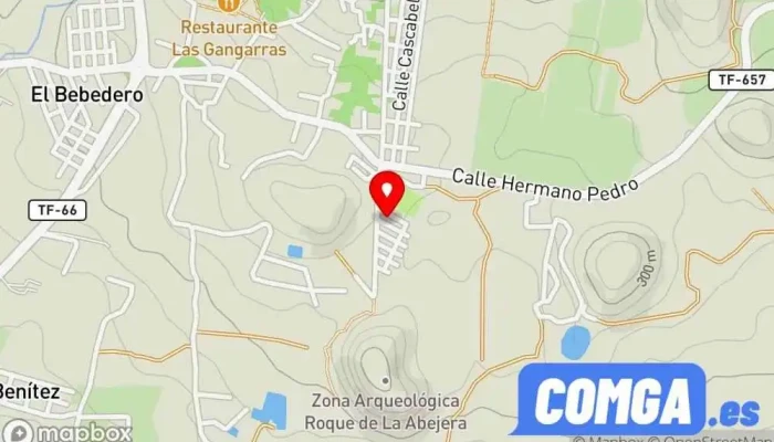 mapa de Juan Manuel Hernández Figueroa Cerrajero en Buzanada