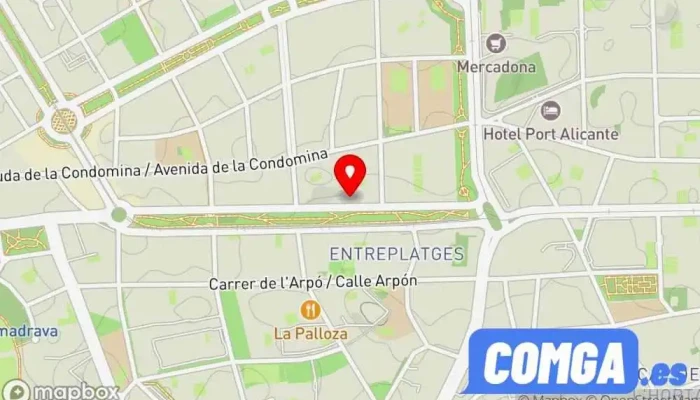mapa de Juanjo Cerrajeros Playa Cerrajero, Ferretería, Servicio de seguridad en Alicante